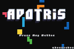 Apotris (Homebrew) — Title screen